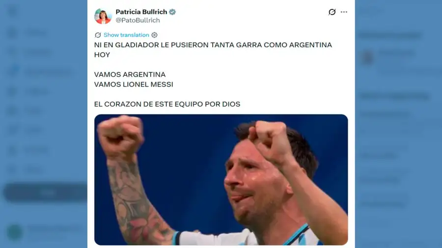 X Patricia Bullrich 07072026