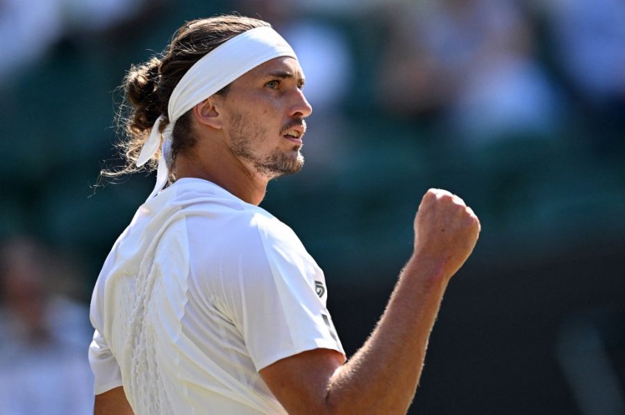 Alex Zverev en Wimbledon 2026