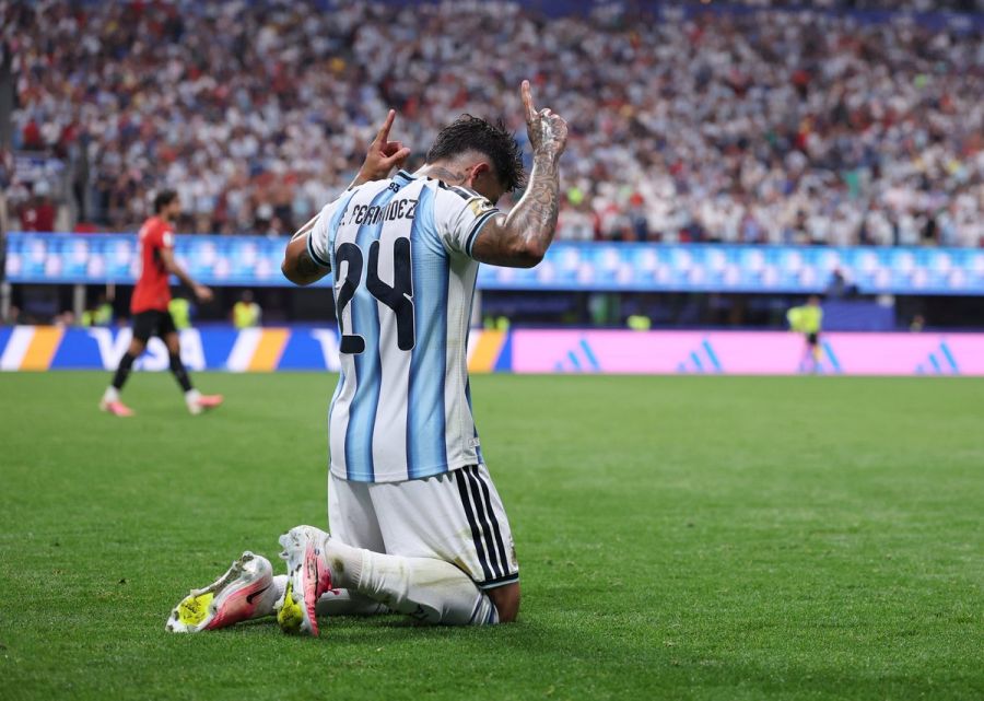 El gol agónico de Enzo Fernández ante Egipto en el Mundial 2026