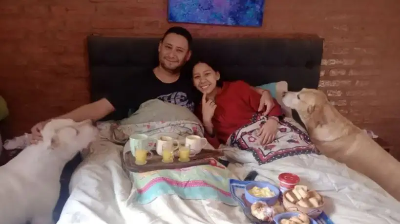 Gabriel Vega, papá de Agostina Vega