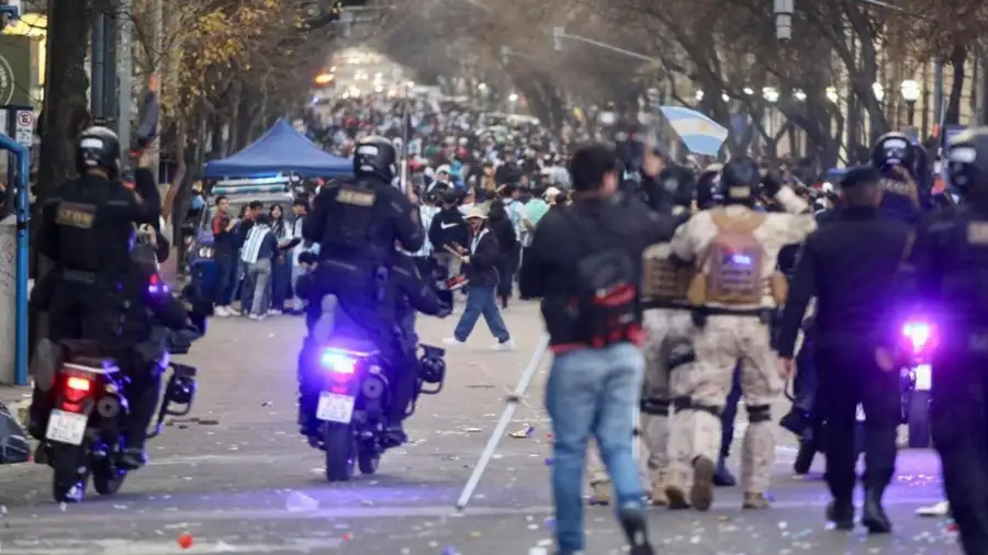 Incidentes en Córdoba tras los festejos de la selección Argentina tras vencer a Egipto