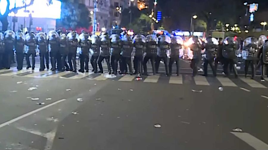 INCIDENTES EN EL OBELISCO TRAS LOS FESTEJOS POR ARGENTINA 07072026