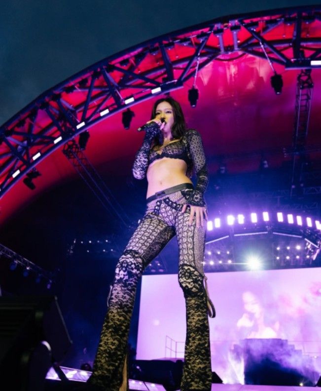 Jennie en el Festival Roskilde de Dinamarca