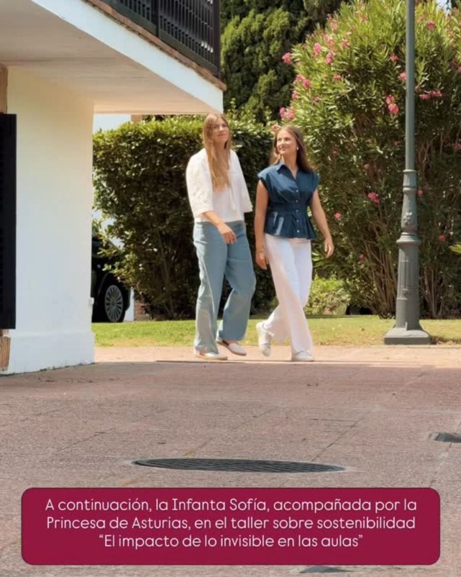 La princesa Leonor y la infanta Sofía