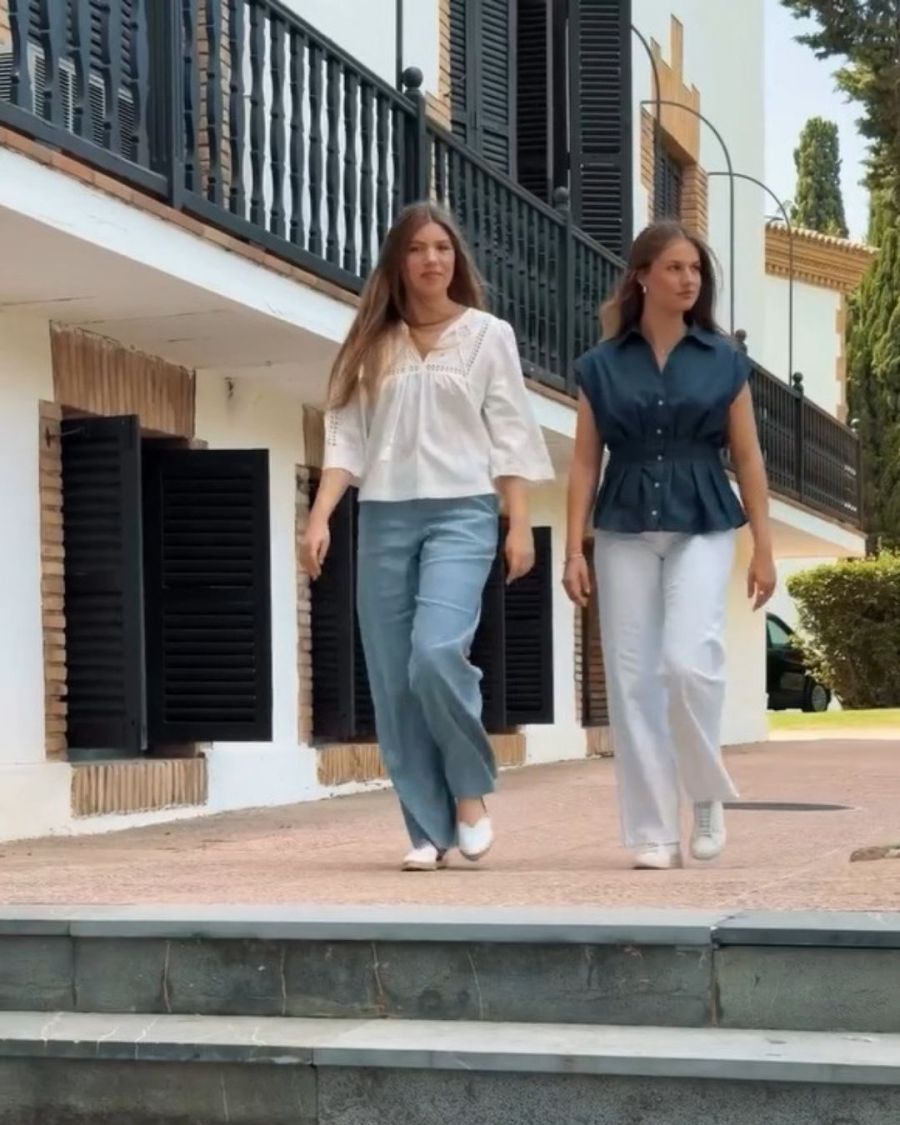 La princesa Leonor y la infanta Sofía