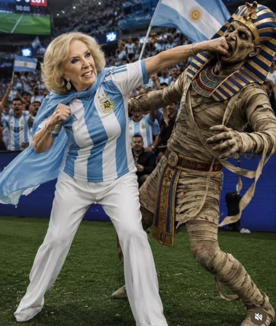 Los memes virales de Mirtha Legrand tras el triunfo de Argentina ante Egipto en el Mundial 2026
