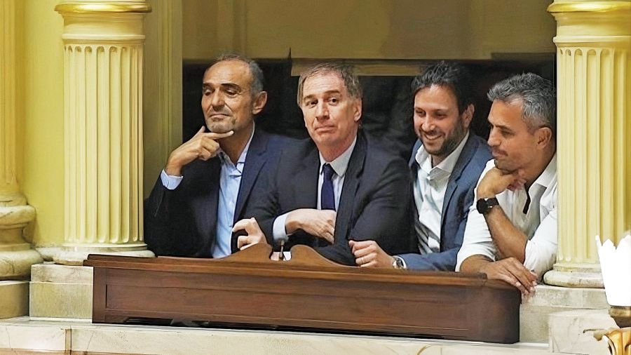 Los Menem junto a Ignacio Devitt
