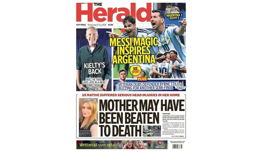Messi en las portadas de los diarios del mundo 08072026