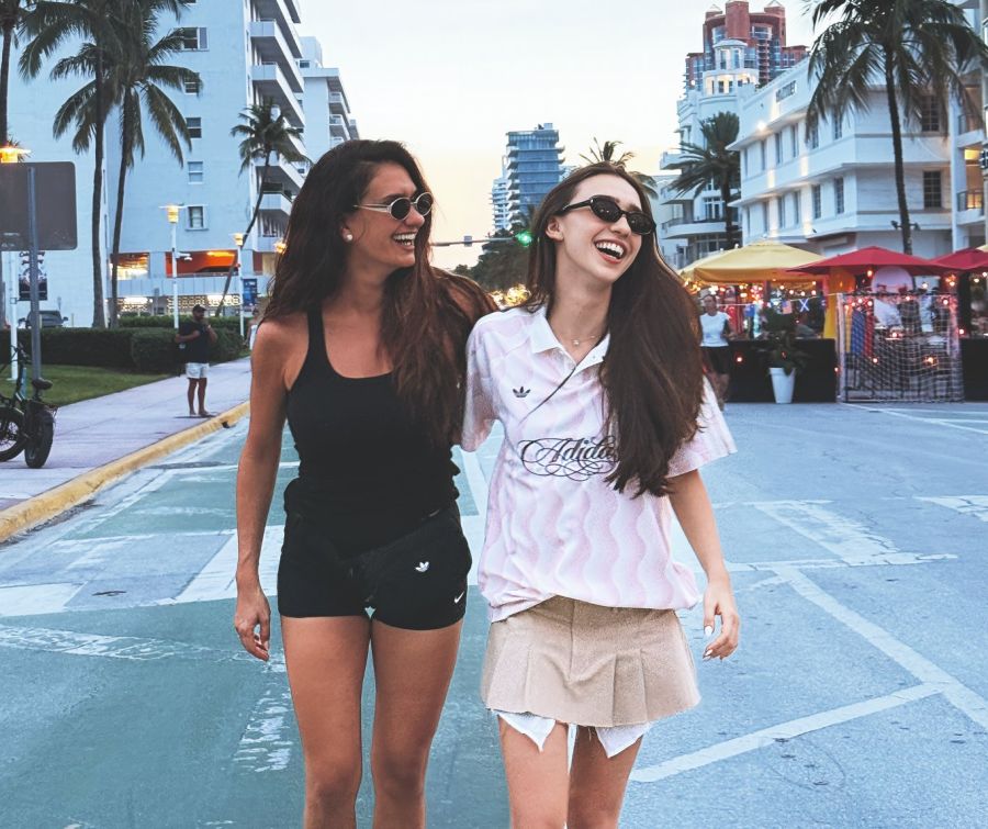 Momi Giardina y Juli Castro en Miami