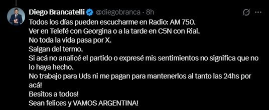 Posteos Diego Brancatelli