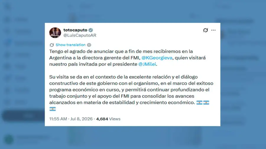 X Luis Caputo 08072026