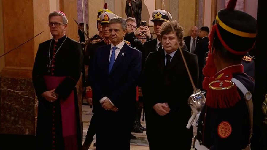 El Presidente Milei participa del Tedeum en la Catedral de Buenos Aires por el 9 de Julio