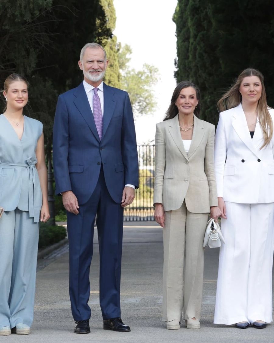 La familia real de España