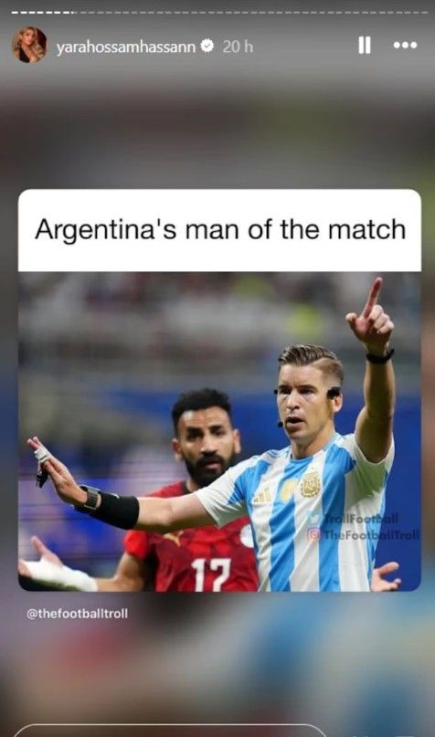la hija del técnico de Egipto arremetió contra la FIFA tras perder ante Argentina