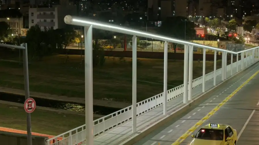 Obra en el Puente Maipú