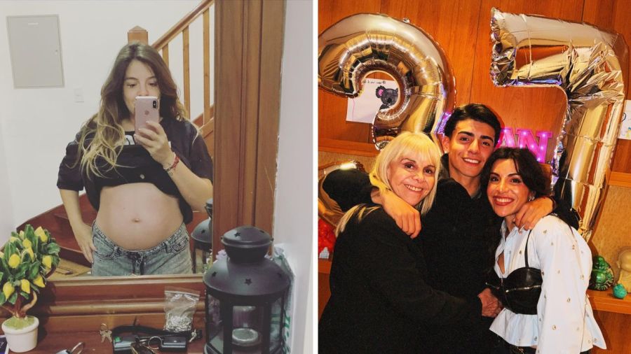 Claudia Villafañe, Diego Maradona, Dalma Maradona, Giannina Maradona