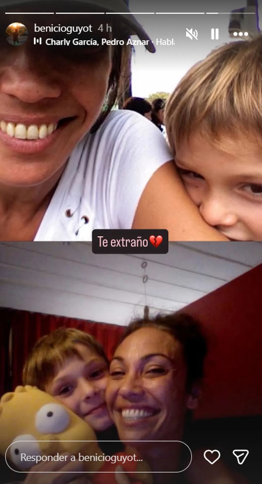 La publicación de Benicio Guyot luego de 13 días de la muerte de su madre Ernestina Pais