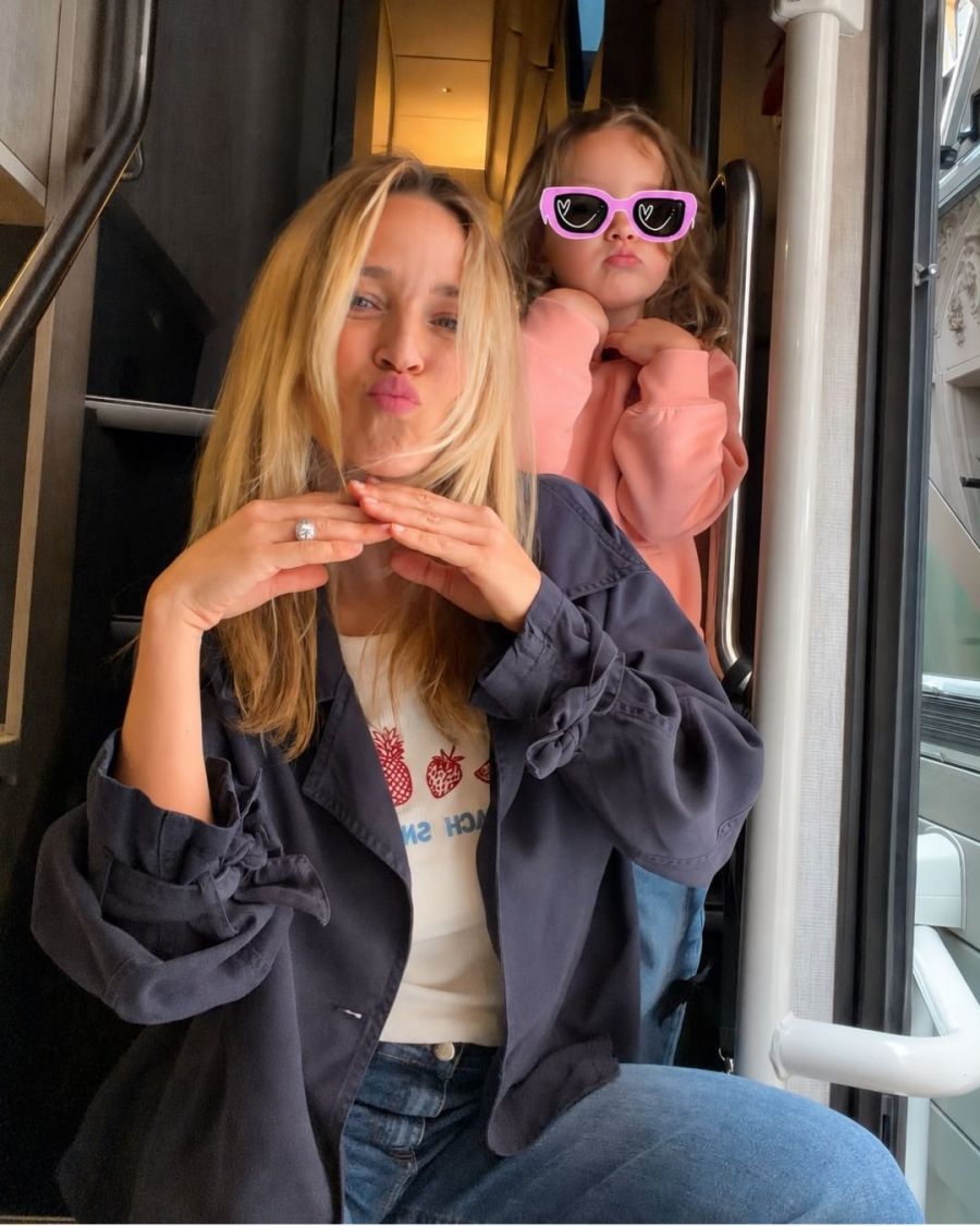 Luisana Lopilato acompañó a Michael Bublé en su gira musical