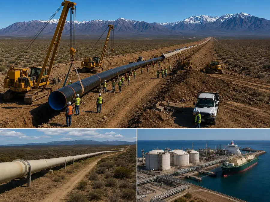 Techint quedó fuera del gasoducto más grande de Vaca Muerta