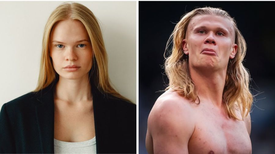 Anastasia Kostromitina, la modelo rusa que se viralizó por su increíble parecido a Erling Haaland