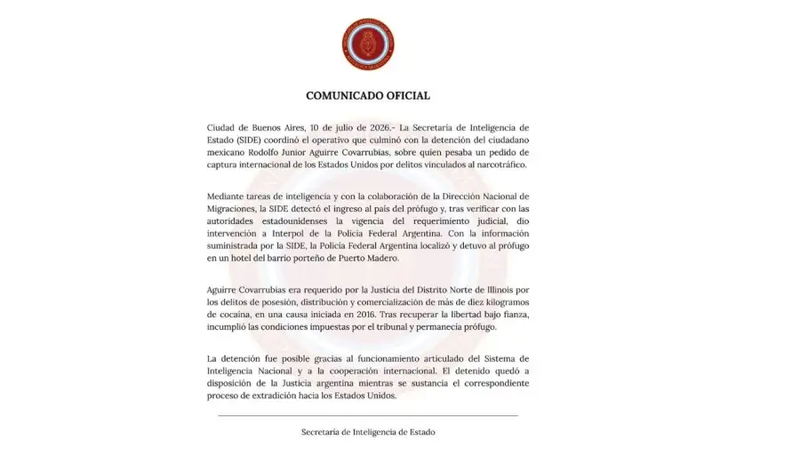 Comunicado oficial