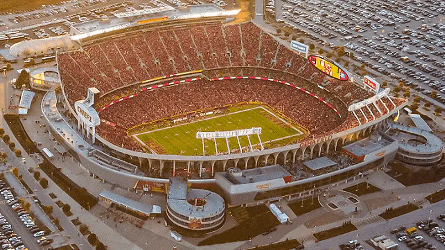 El formidable estadio de Kansas, escenario de Argentina-Suiza. La Scaloneta venció ahí en su debut a Argelia.
