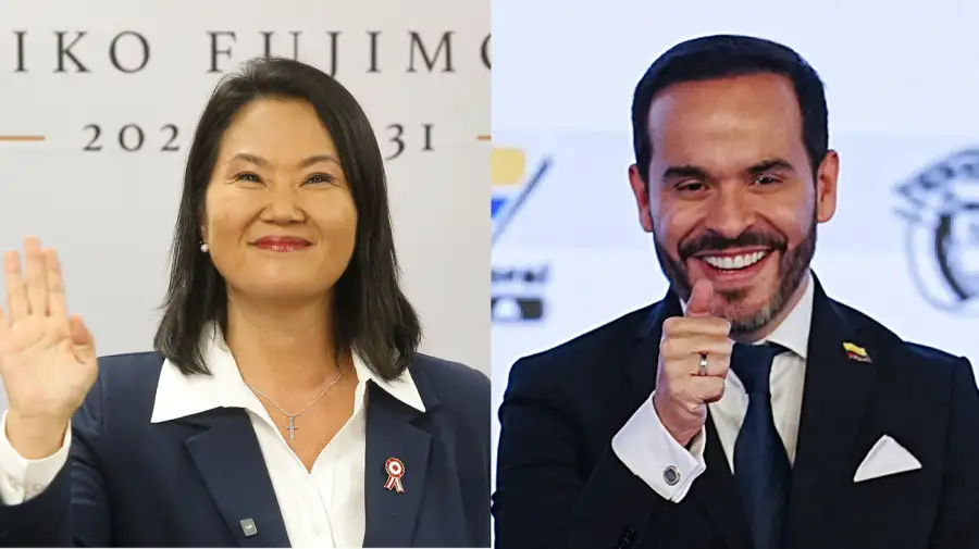 ELECTOS. La peruana Fujimori y el colombiano de la Espriella.