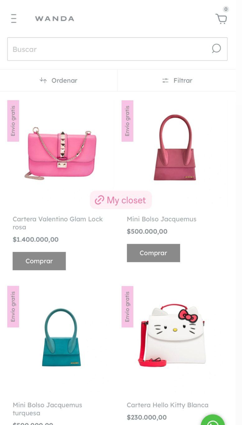 Las carteras de Wanda Nara