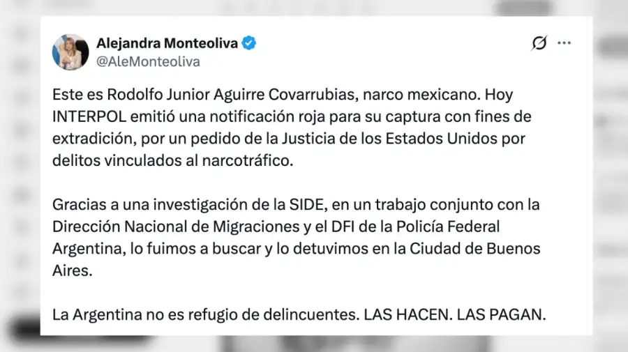 Posteo Monteoliva Rodolfo Junior Aguirre Covarrubias