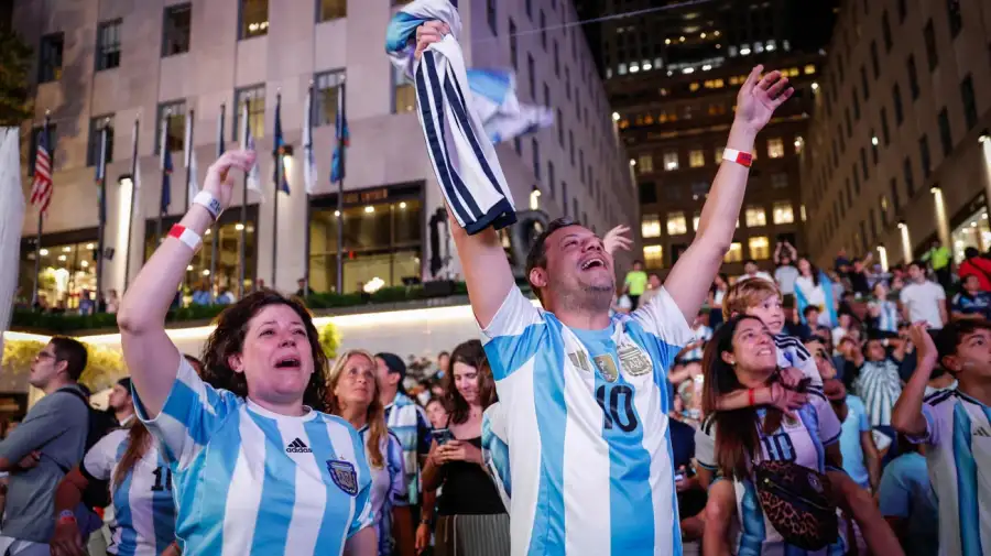 Festejos Argentina vs. Suiza 12072026