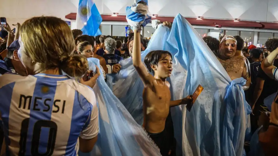 Festejos Argentina vs. Suiza 12072026