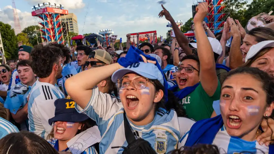 Festejos Argentina vs. Suiza 12072026