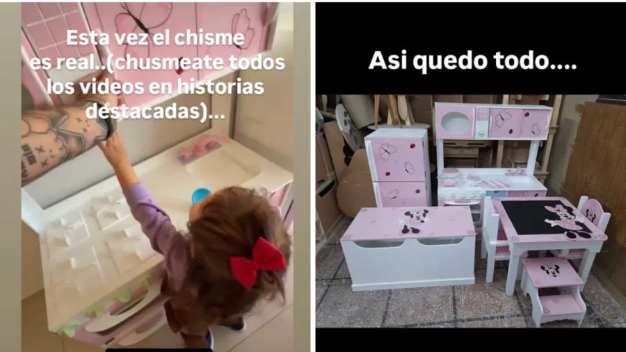 Juegos de Venezia, la hija de Alex Caniggia y Melody Luz