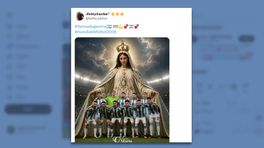 Posteos en X del partido Argentina vs Suiza 11072026