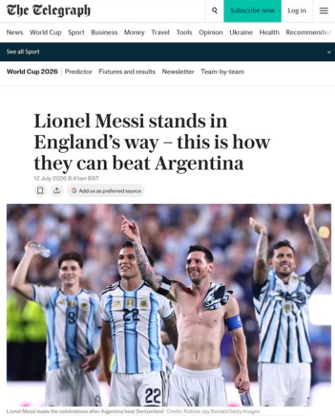 Prensa inglesa
