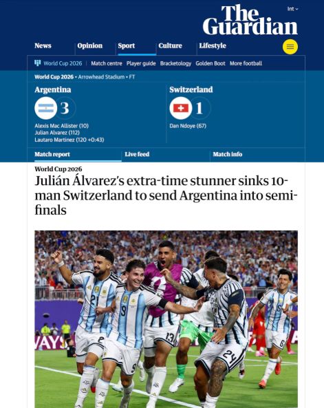 Prensa inglesa