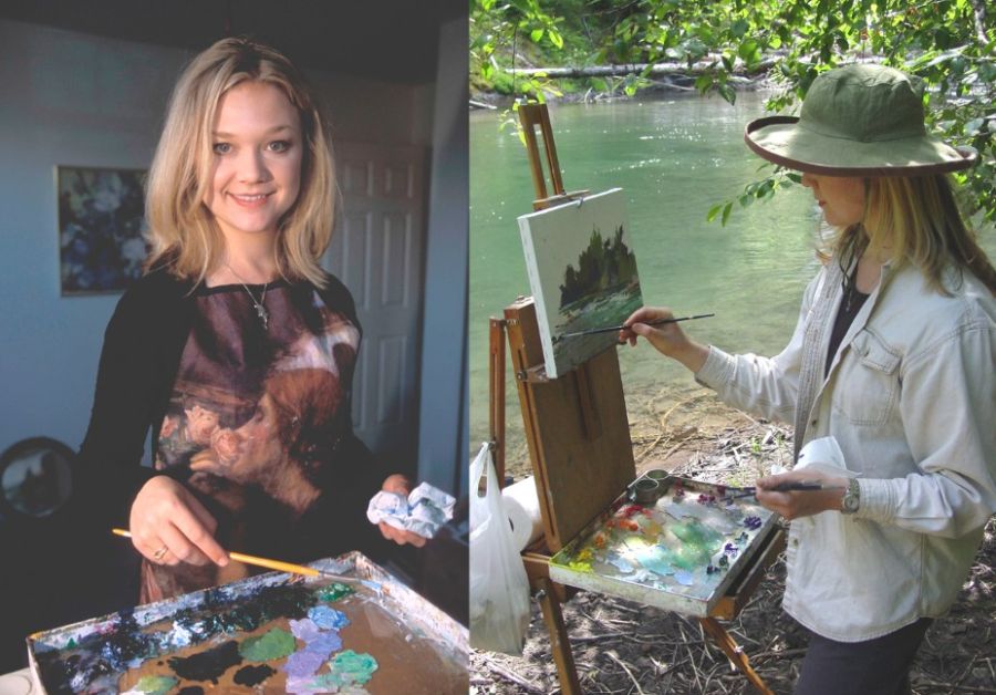 Ariana Richards como retratista