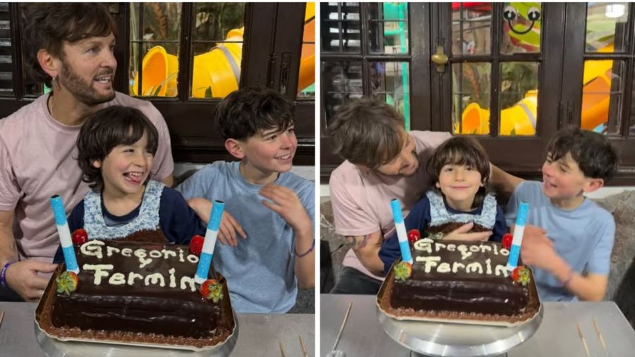 Cumpleaños de Fermín y Gregorio, los hijos de Axel