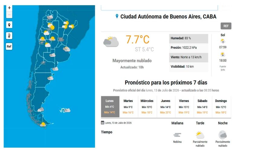 Invierno atípico 13072026