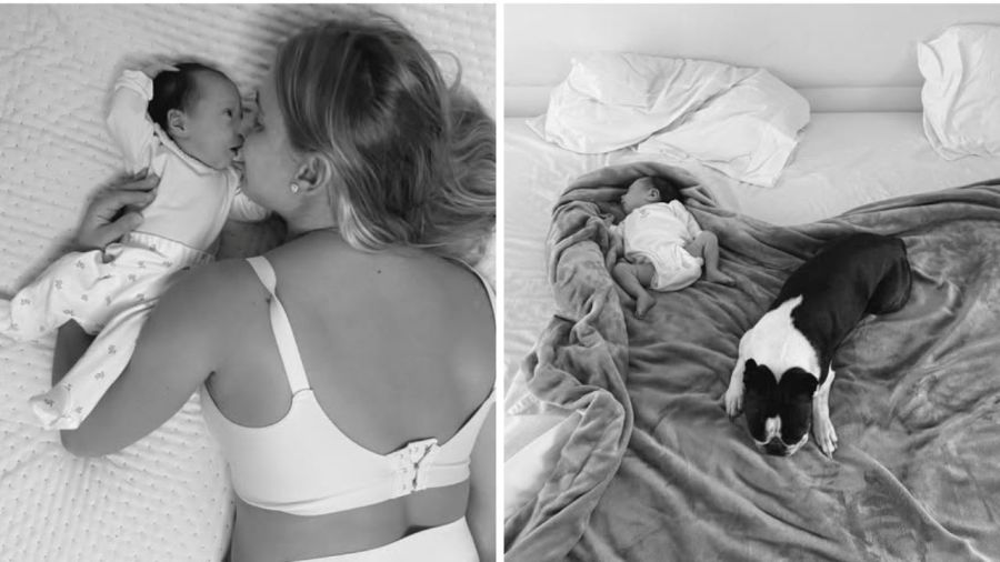 Juli Puente junto a su hija Serena