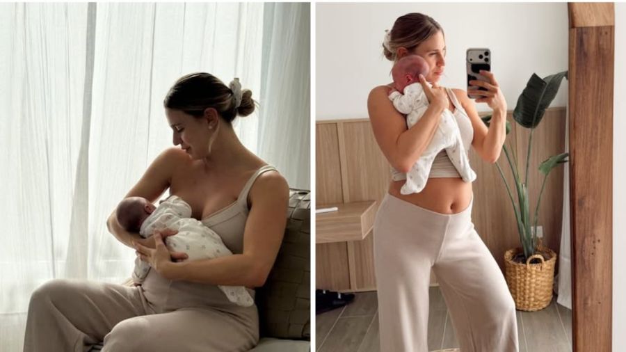 Juli Puente junto a su hija Serena