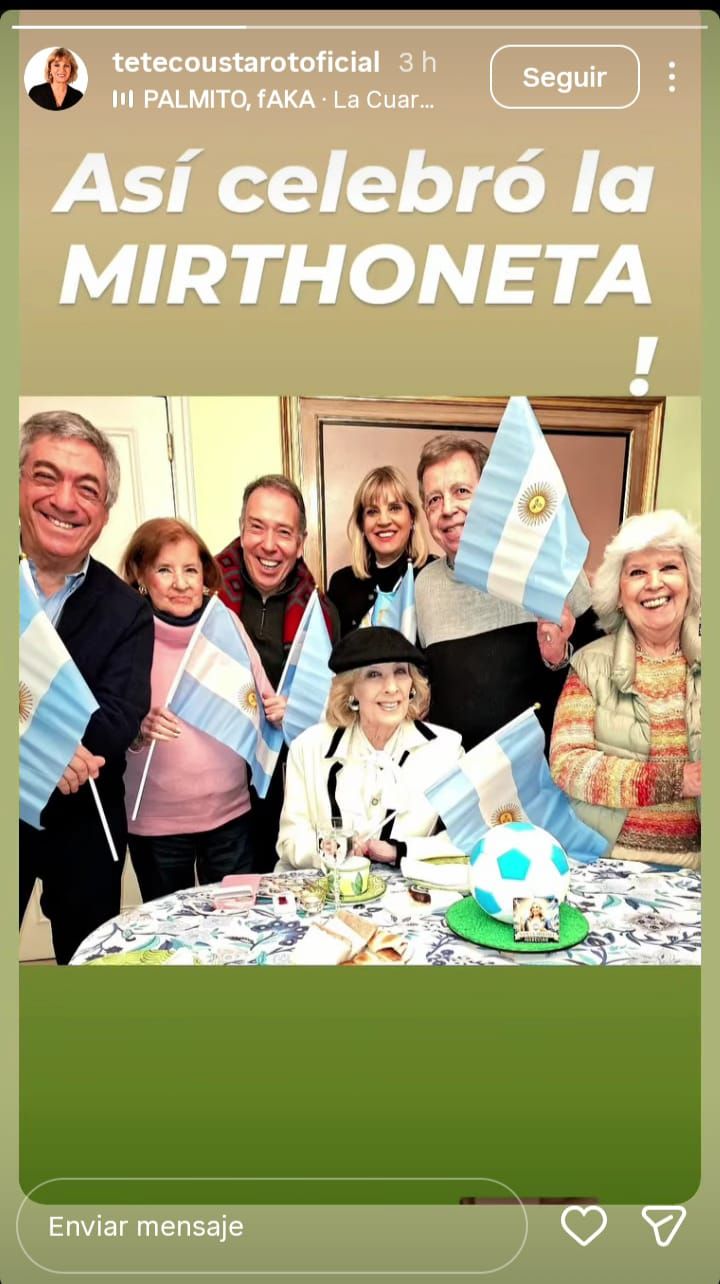 Posteo de Teté Coustarot