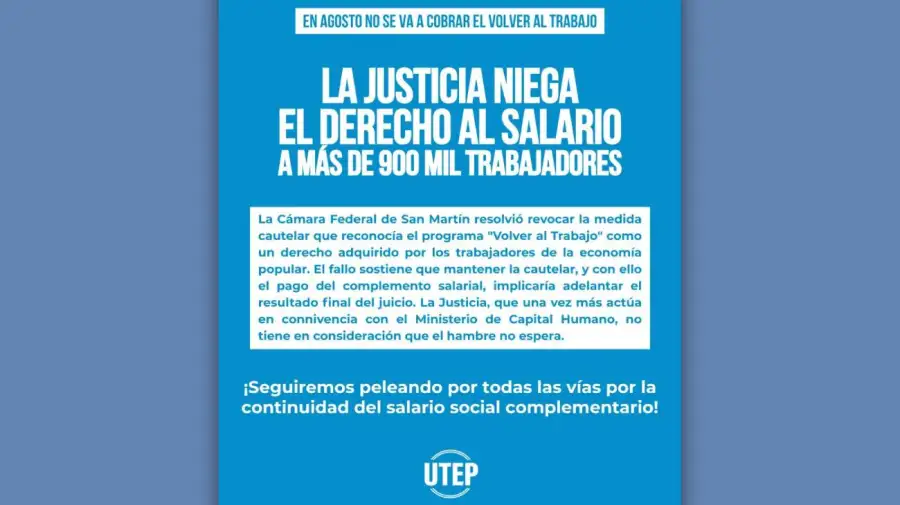 Comunicado UTEP 14072026