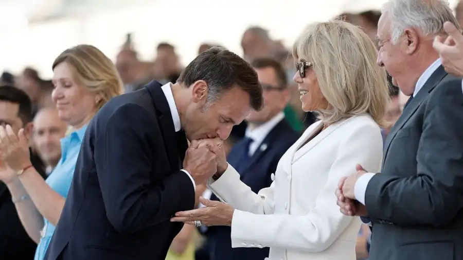 Macron en el desfile militar anual del Día de la Bastilla 14072026