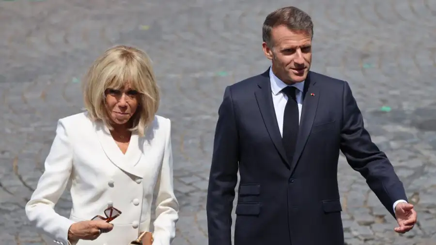 Macron en el desfile militar anual del Día de la Bastilla 14072026