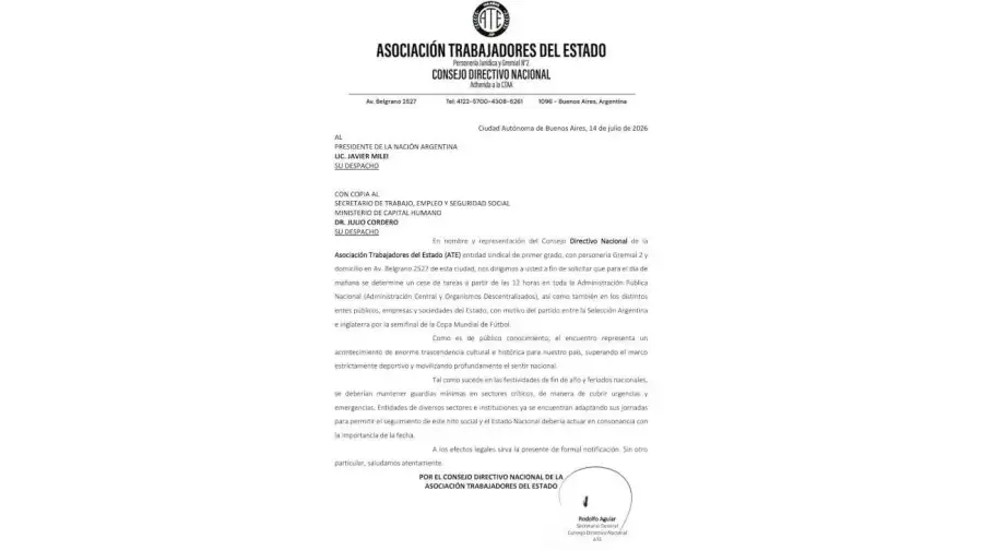 Rodolfo Aguiar ATE 14072026