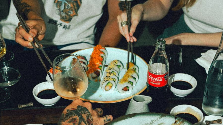 Sushi con amigos