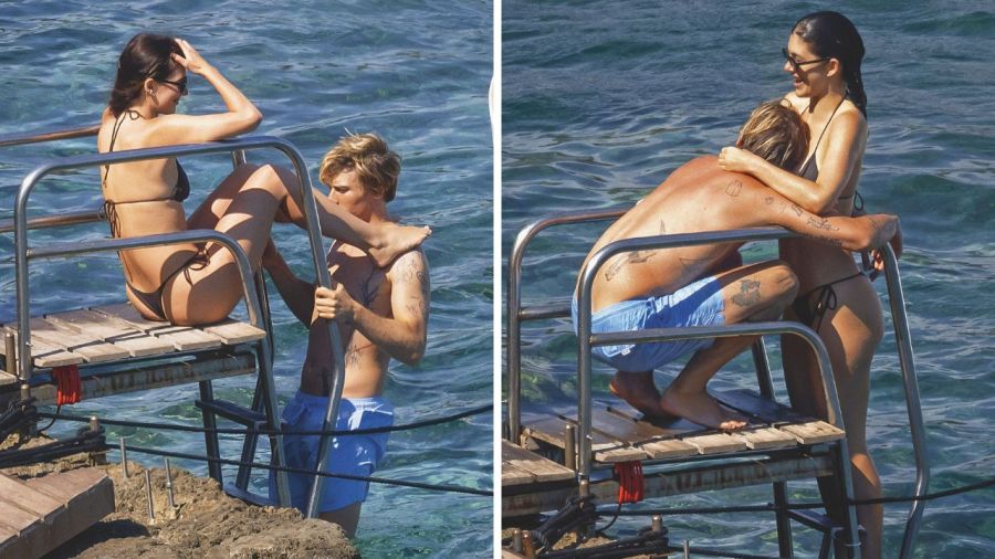 Camila Morrone y Cole Bennet