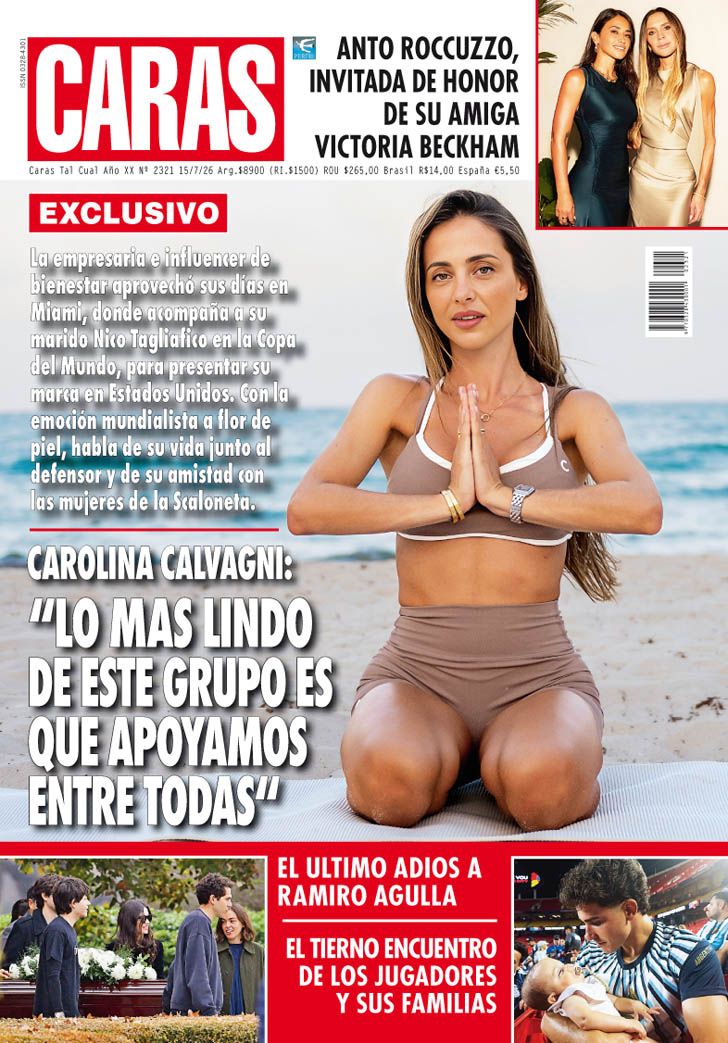 Carolina Calvagni: “Lo más lindo de este grupo es que apoyamos entre todas