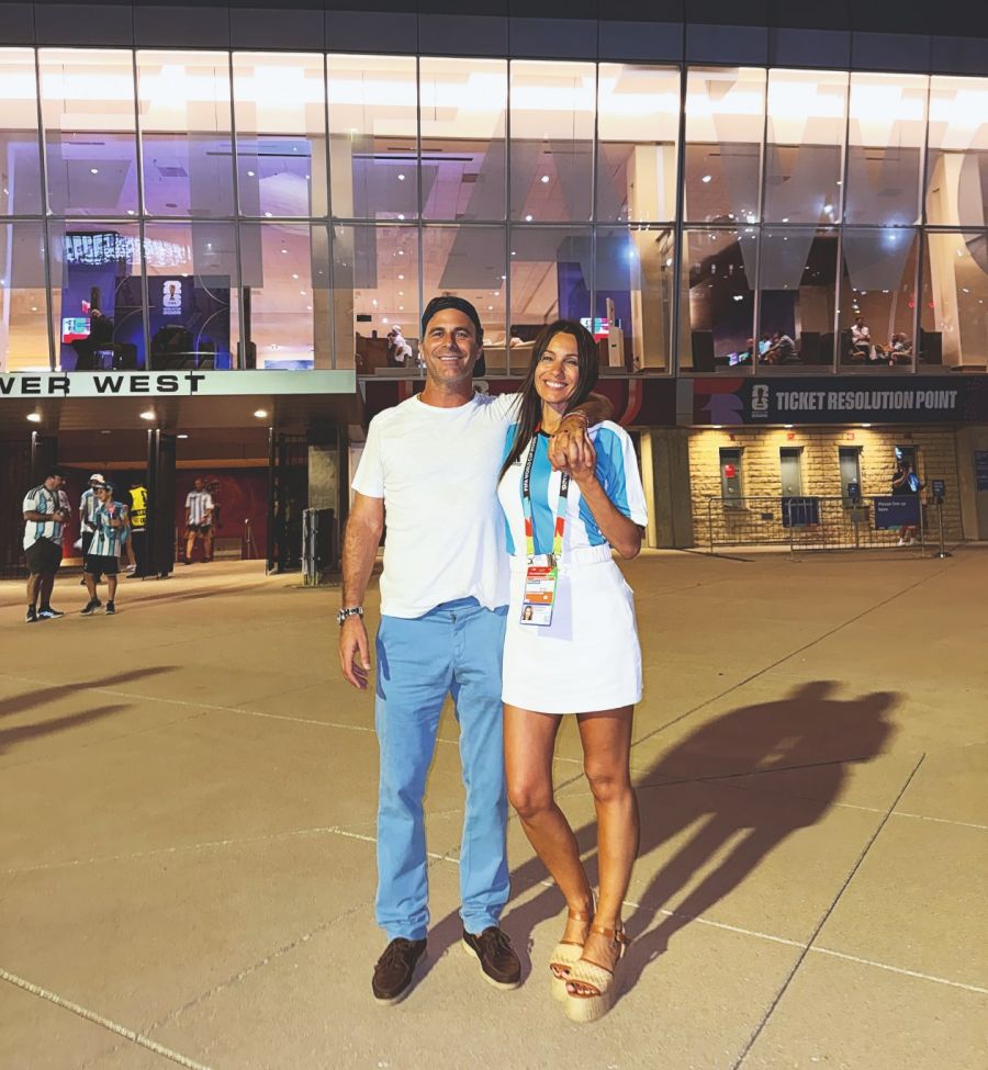 Pampita y Martín Pepa en Estados Unidos